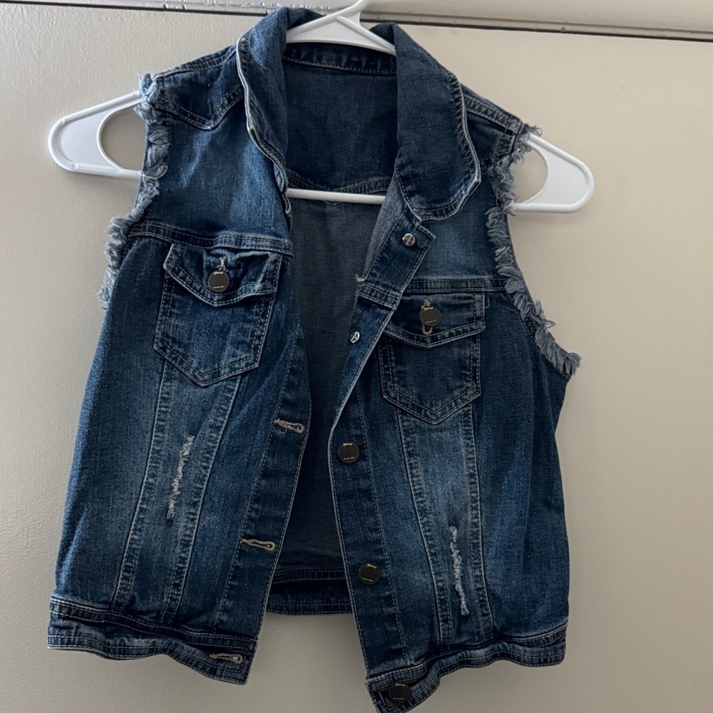 Kids Denim Vest